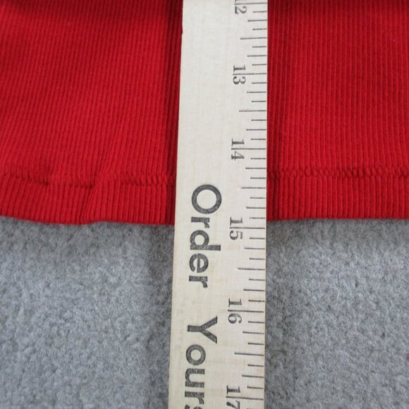 SKIMS Cotton Rib Tank Top Womens Small Cranberry Red Ribbed Strappy Sleeve NWT - Picture 6 of 7
